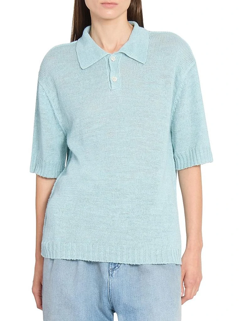 MAISON MARGIELA Hemp Polo Shirt 3