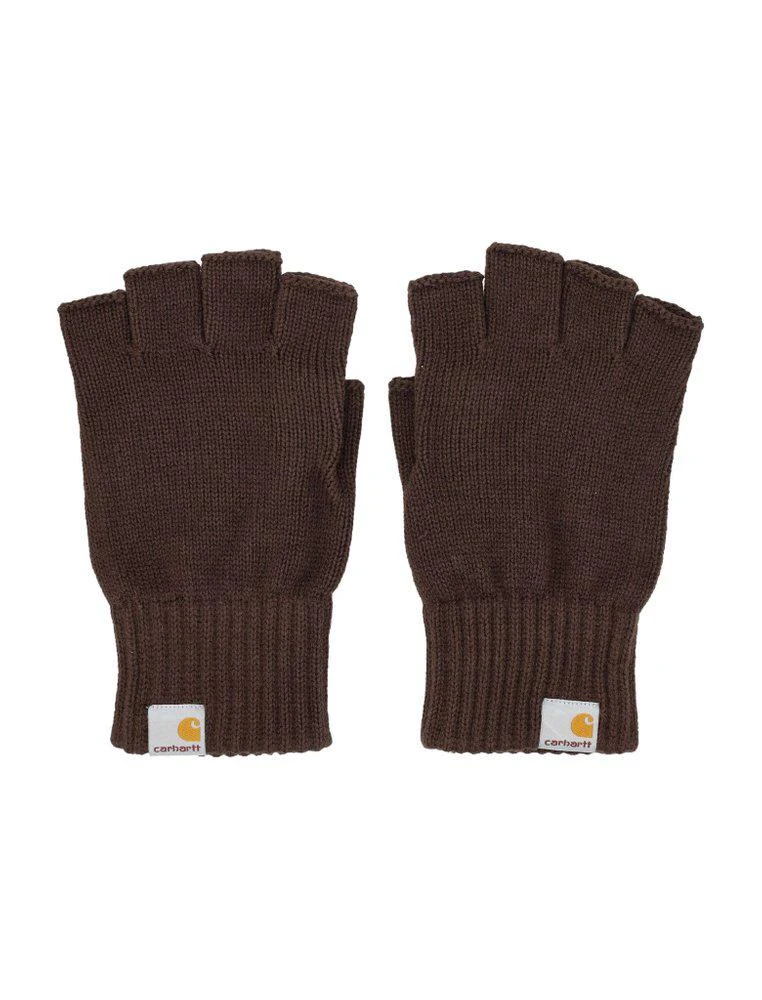 Carhartt WIP Carhartt WIP Logo Fingerless Knit Gloves