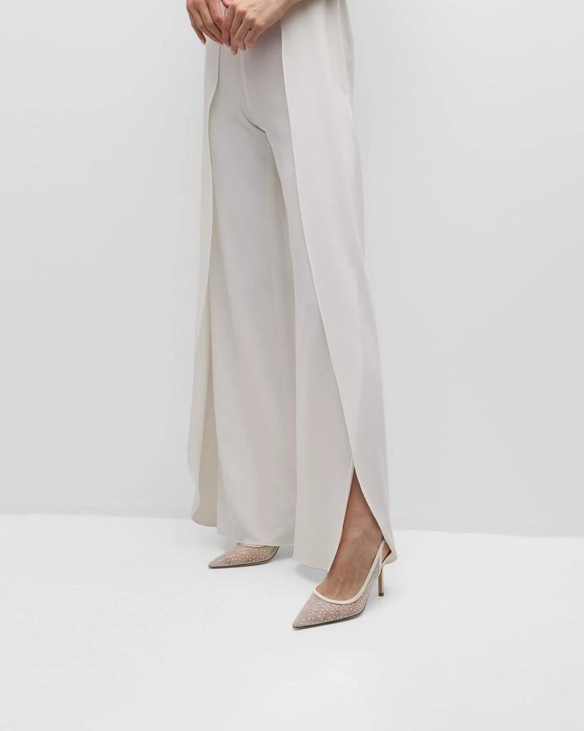 Stuart Weitzman Emilia Crystal Mesh Slingback Pumps 2