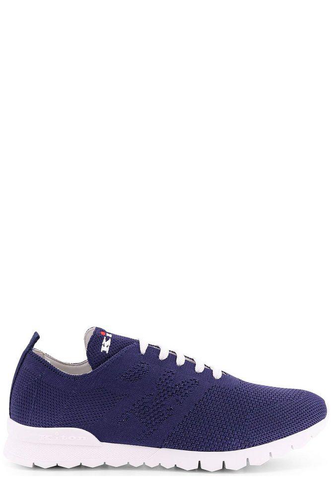 Kiton Kiton Logo Embroidered Low-Top Sneakers
