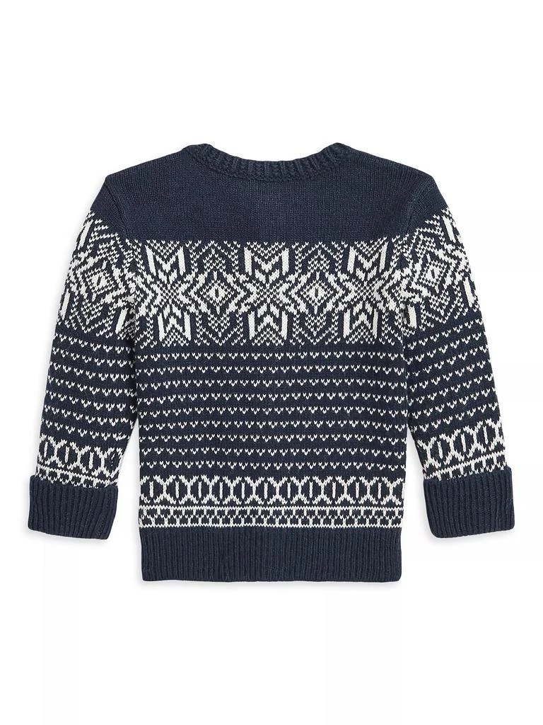 Ralph Lauren Baby Boy's Snowflake Cotton-Blend Cardigan 2