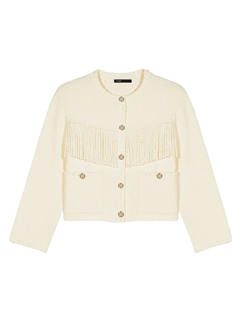 Maje Fringed Cardigan 1