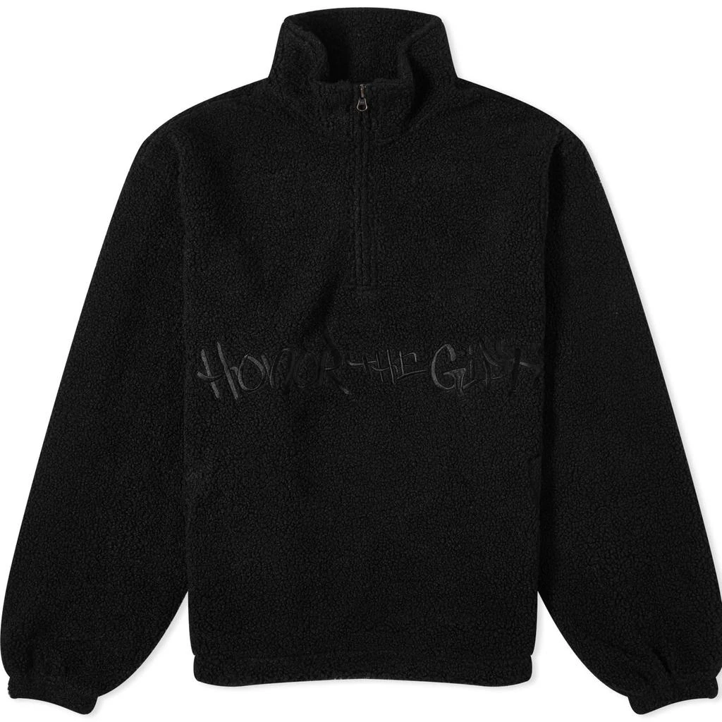 Honor the Gift Honor The Gift Script Sherpa Quarter Zip 1