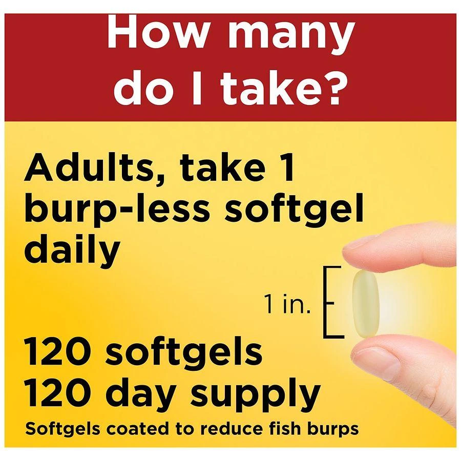 Nature Made Fish Oil 1200 mg Softgels 6