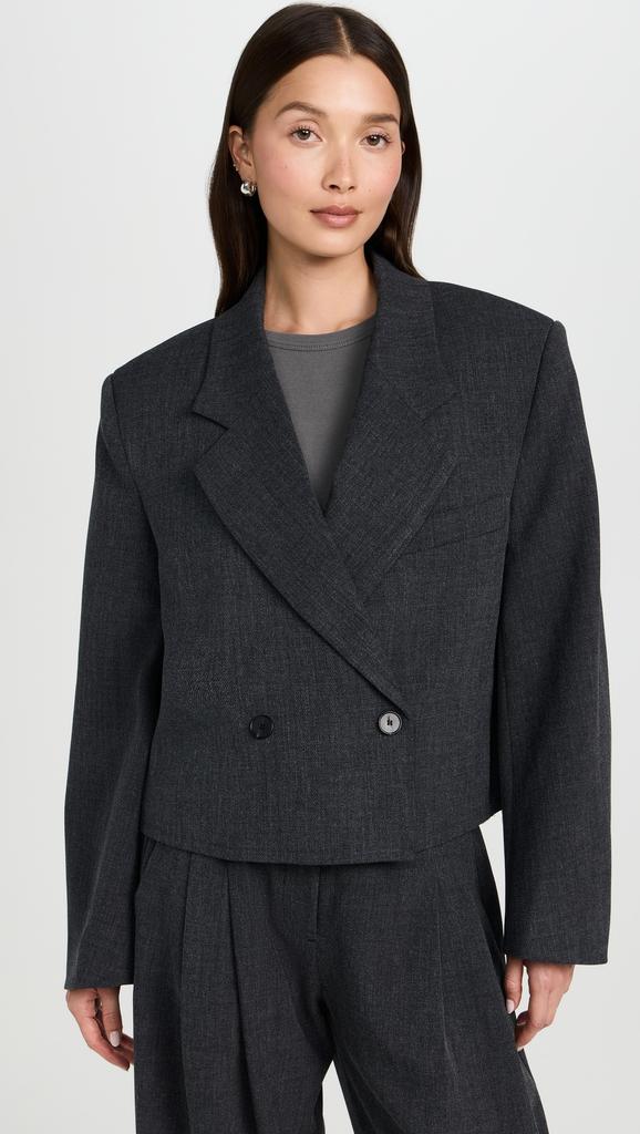 Pixie Market Dani Cropped Boxy Blazer