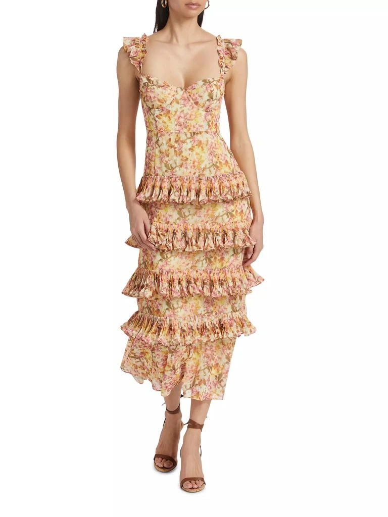 ASTR Ayesha Floral Chiffon Dress 2