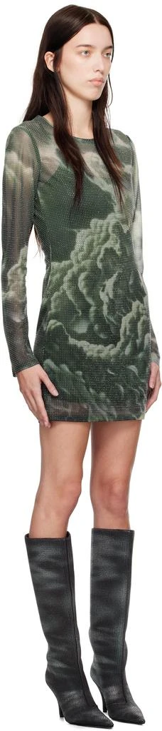 Green Crystal Hotfix Cloud-Print Sheer Minidress  On Sale Now with Up to  80% Off | Discover Exclusive Deals & Savings at BeyondStyle  Authentic Alexander  Wang women|short-dresses with Limited-Time Discounts, Free