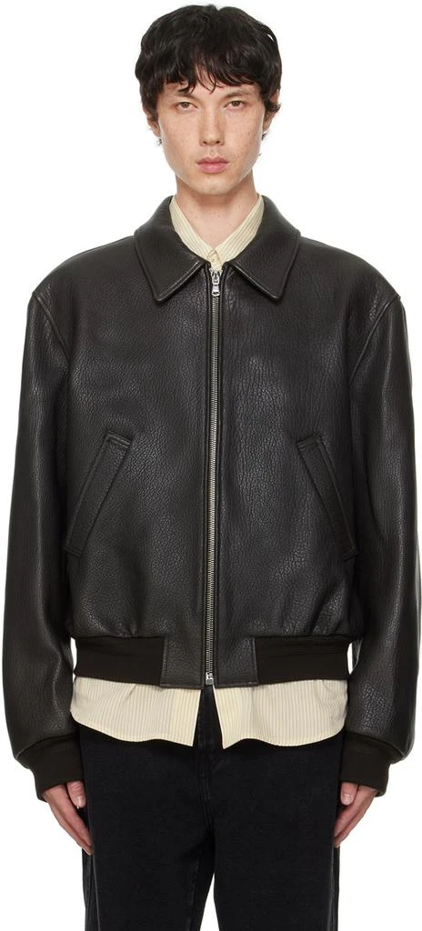 Recto Brown Ben Leather jacket 1
