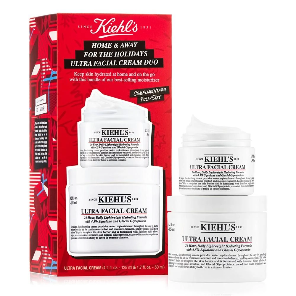 Kiehl's Since 1851 2-Pc. Home & Away For The Holidays Ultra Facial Cream Set 1