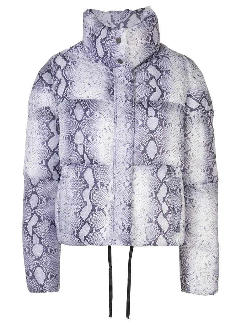 Apparis snake print puffer jacket - women 1