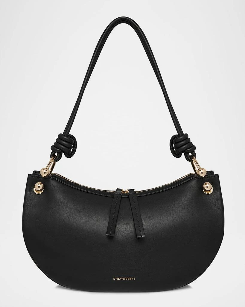 Strathberry Halo Zip Leather Shoulder Bag 1