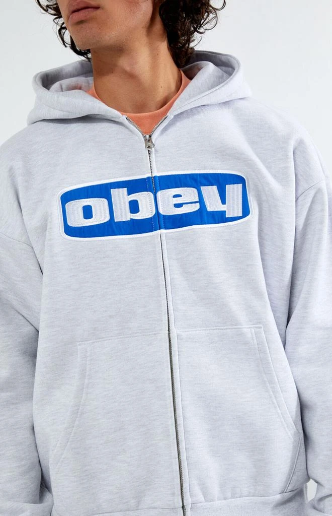 Obey Boxed In Extra Heavyweight Zip Hoodie 2