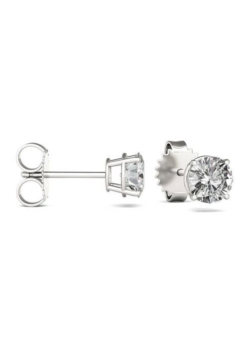 Charles 
Colvard 1.6 ct. t.w. Moissanite Stud Earrings in 14K White Gold 3