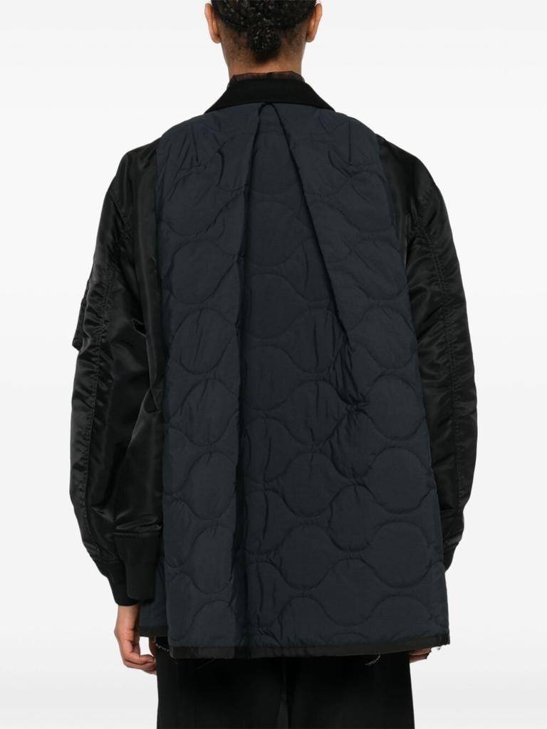 sacai Wool Melton Coat (Navy・2) Wool Melton Coat – La Garçonne