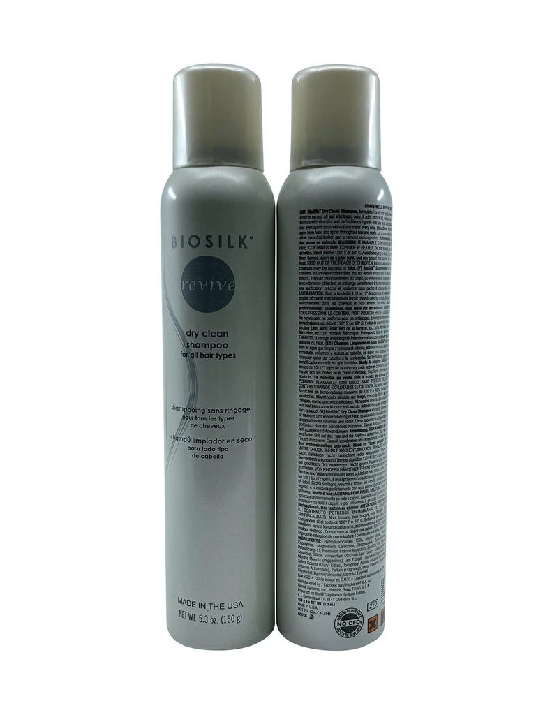 Biosilk Revive Dry Clean Shampoo 5.3 OZ Set of 2 2