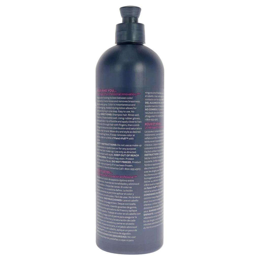 Roux Fanci-Full Rinse Instant Hair Color - 12 Black Radiance For Unisex 15.2 oz Hair Color 2