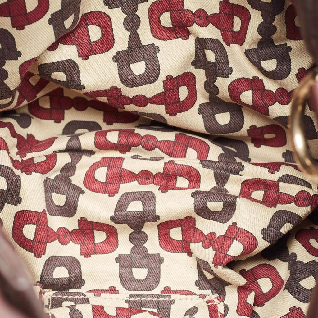 Gucci Gucci Dark Brown Guccissima Leather Large Hysteria Hobo 9