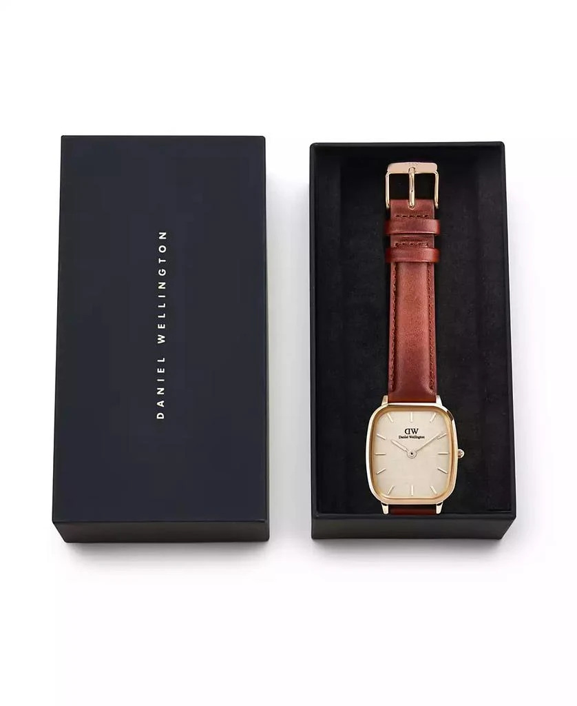 Daniel Wellington Men's Analog Brown Leather Watch, 32mm 5