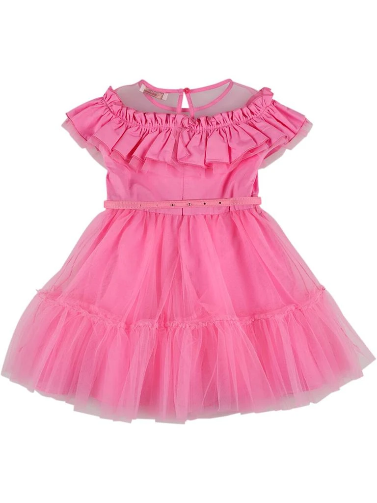 MONNALISA Tulle Dress W/bow 2