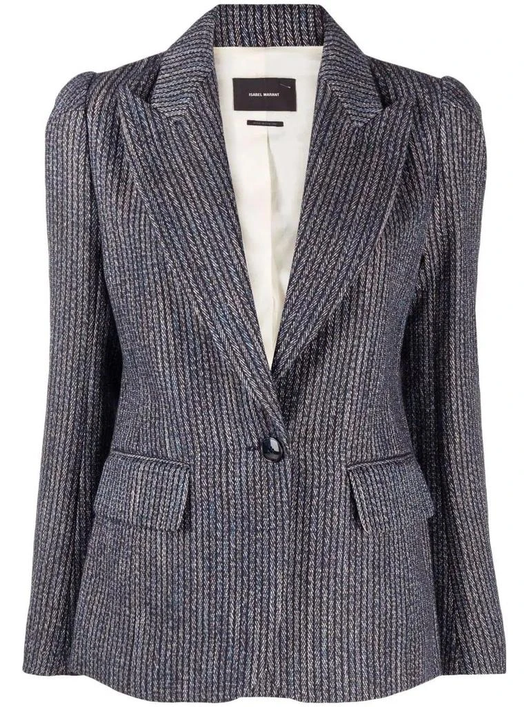 NA Blue pinstriped Blazer 1