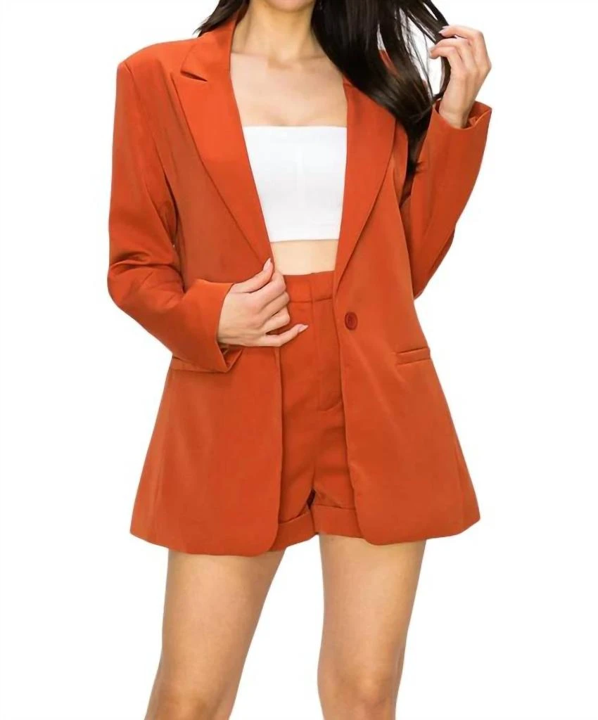 Rivir Rivir - Suit Jacket 
Shorts Set