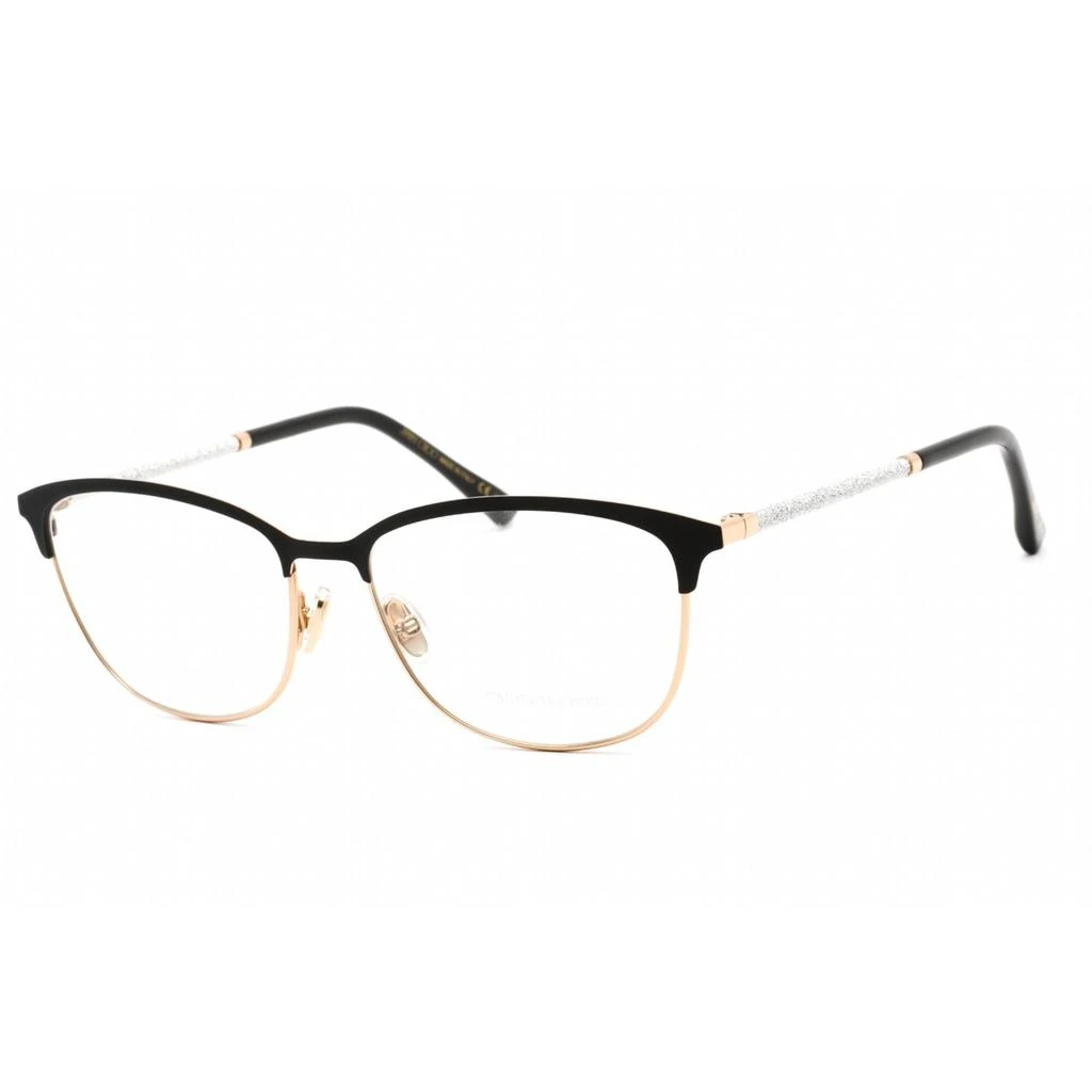 Jimmy Choo Jimmy Choo Unisex Eyeglasses - Full Rim Cat Eye Black/Gold Plastic | JC319 02M2 00 1
