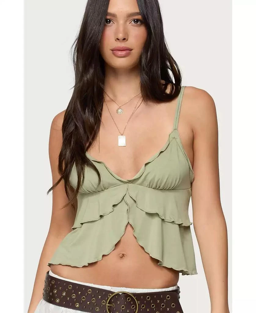 Edikted Women
s Kailan Ruffled Babydoll Top