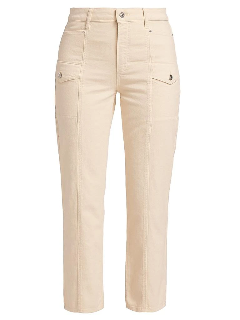 Paige Alexis Stretch-Cotton Crop Pants 1