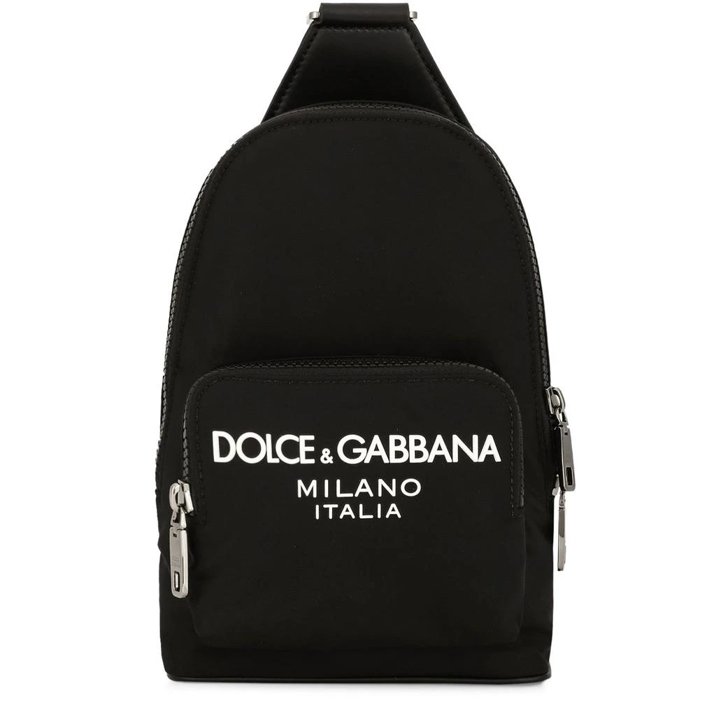 DOLCE & GABBANA Nylon crossbody backpack