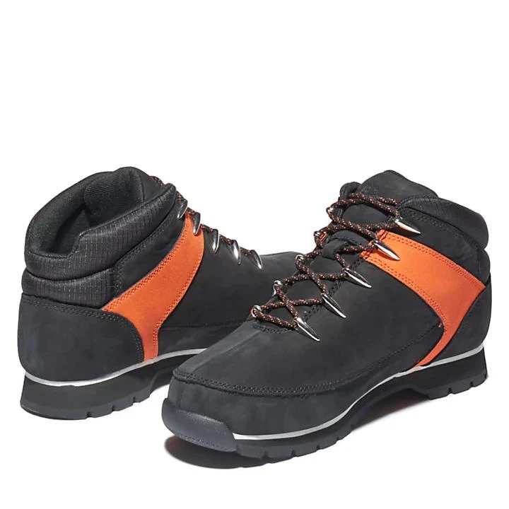 Timberland Euro Sprint Hiker for Men in Black/Orange 5