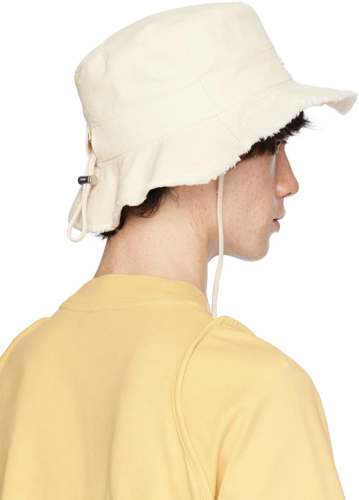 Jacquemus Off-White Les Classiques 'Le bob Artichaut' Bucket Hat 3