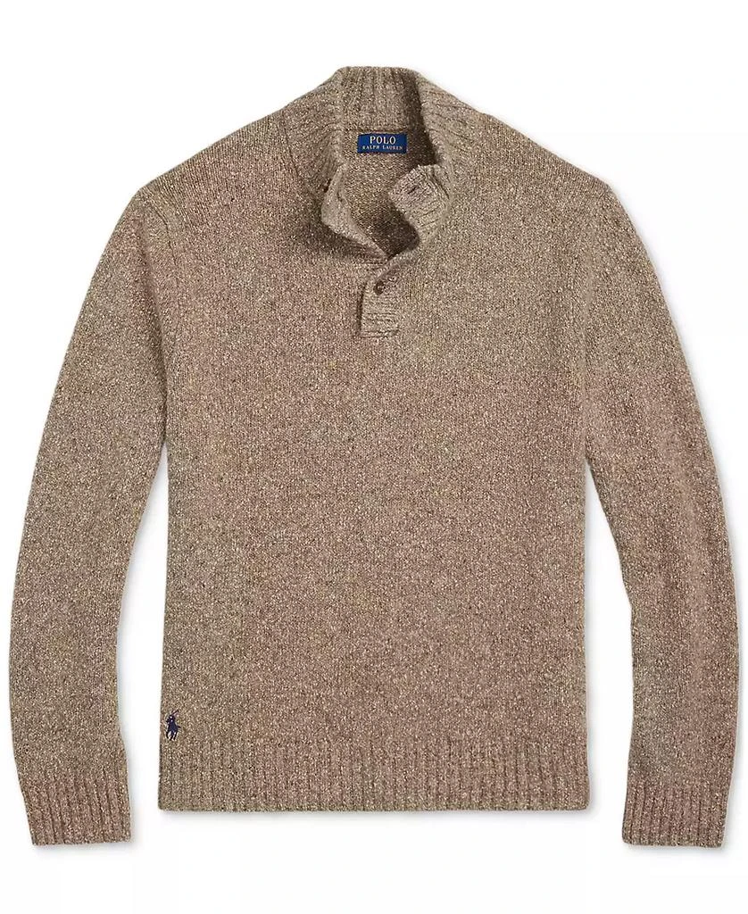Ralph Lauren Men's Speckled Wool-Blend Mockneck Sweater 5