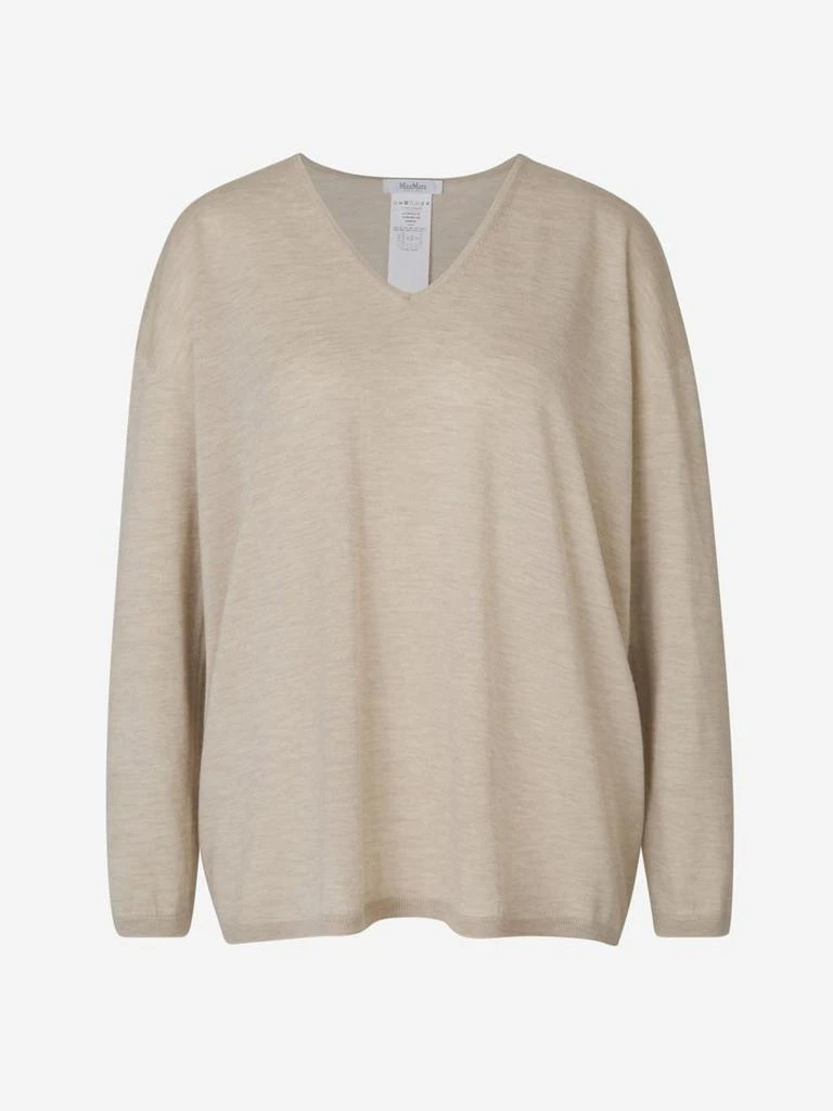 Max Mara Max Mara Cashmere V Neck Sweater 1