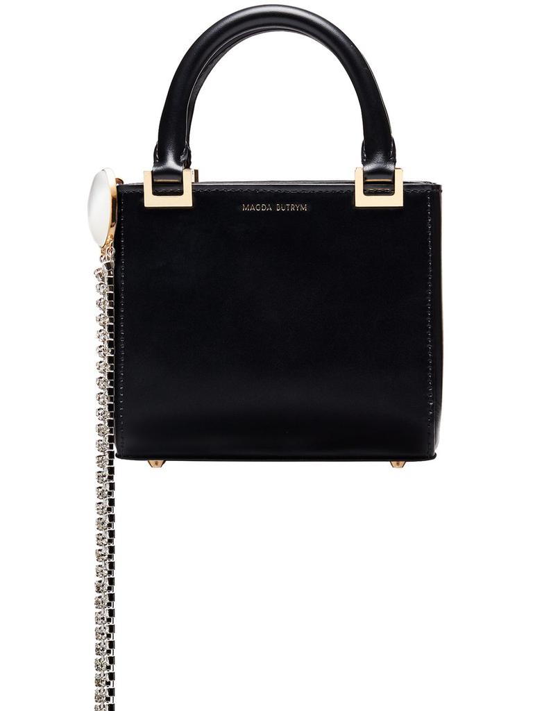 ハンドバッグ MAGDA BUTRYM HAND BAG (706722 BLACK) Brigitte bag in black leather and silver