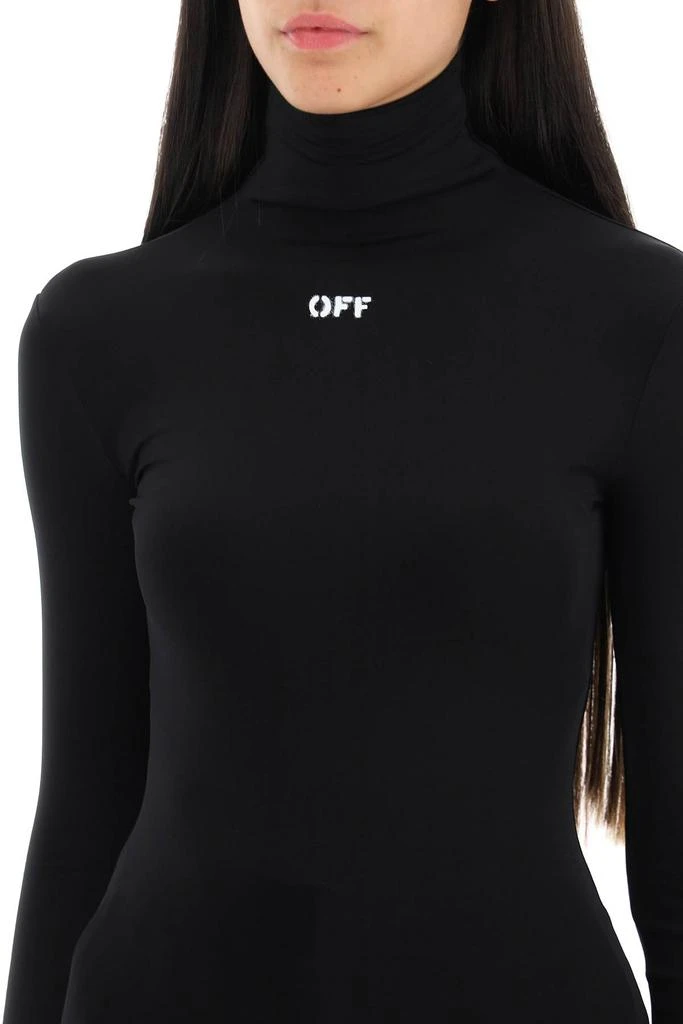 Off-White second skin long sleeve turtleneck top 4