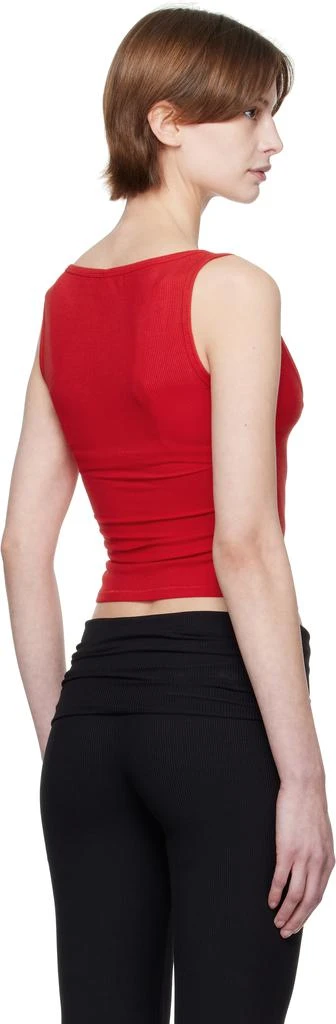 SKIMS Red Soft Lounge Lace Tank Top 3