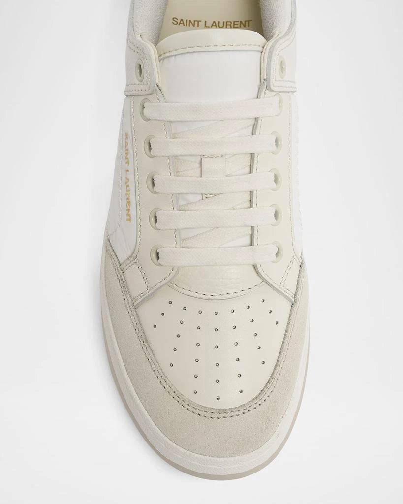 Yves Saint Laurent SL61 Mixed Leather Low-Top Sneakers 6