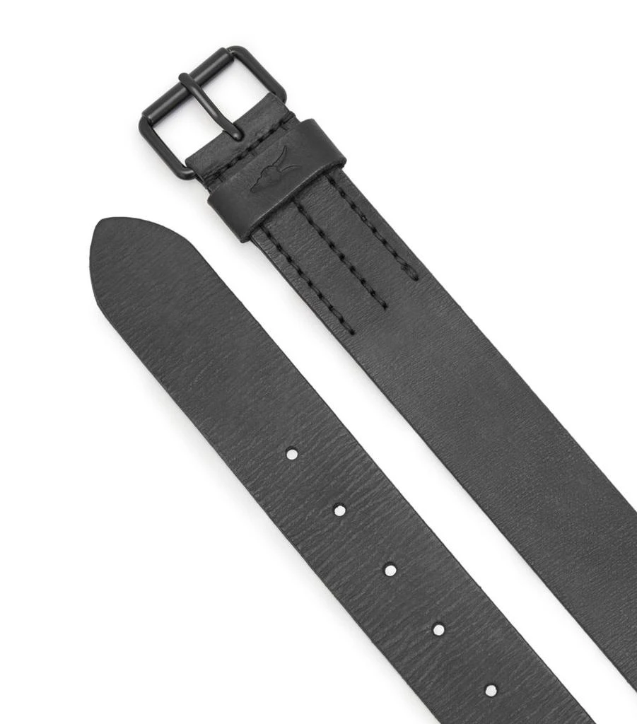 ALL SAINTS Buffalo Leather Dunston Belt 5