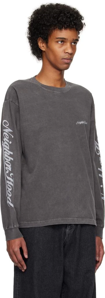 NEIGHBORHOOD Gray NH LS-12 T-shirt 2