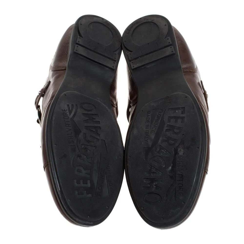 Salvatore Ferragamo Salvatore Ferragamo Brown Leather Low Top Sneakers Size 45.5 6