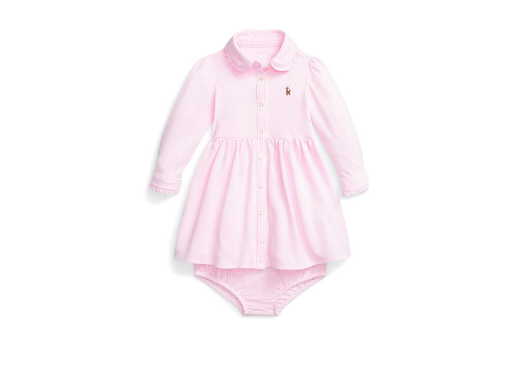Ralph Lauren Oxford Mesh Dress & Bloomer (Infant)