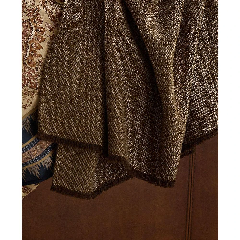 Ralph Lauren Domville Heather Woven Merino wool Blanket, 54" x 72" 2