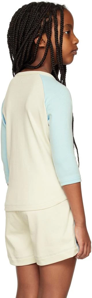 Misha & Puff Kids White Raglan Long Sleeve T-Shirt 3