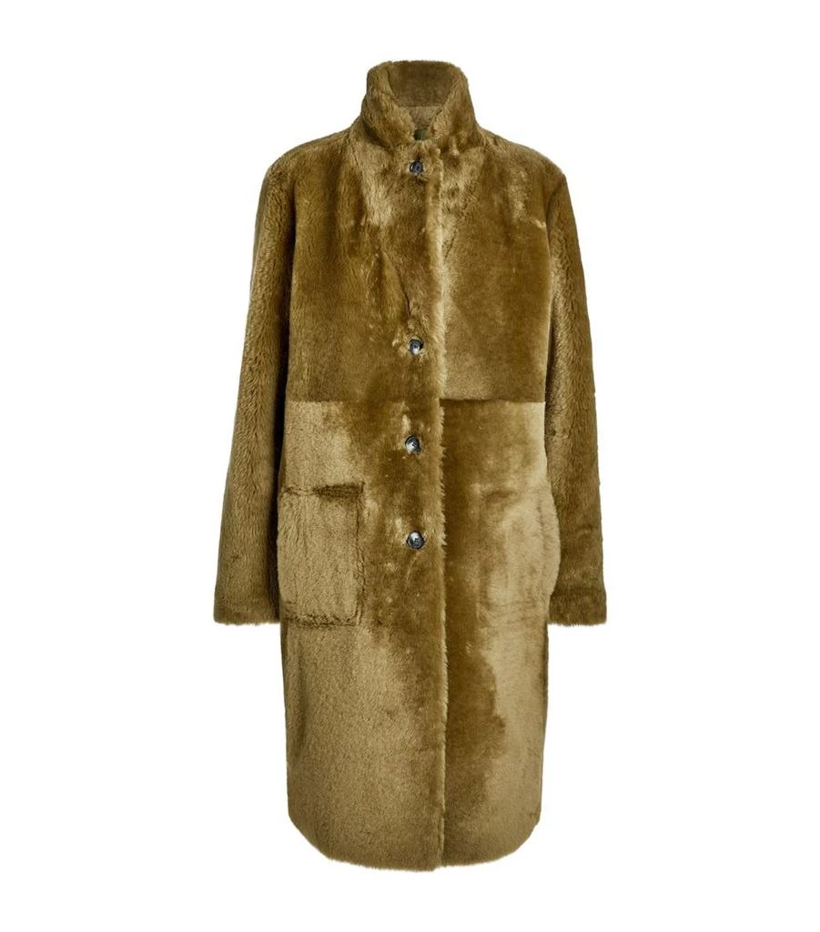 Joseph Shearling Reversible Britanny Coat 1