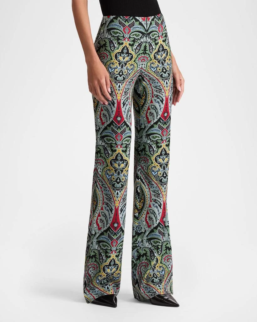 Alice + Olivia Teeny Paisley Bootcut Pants 6