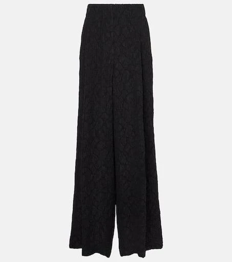 Dries Van Noten High-rise wide-leg pants 1