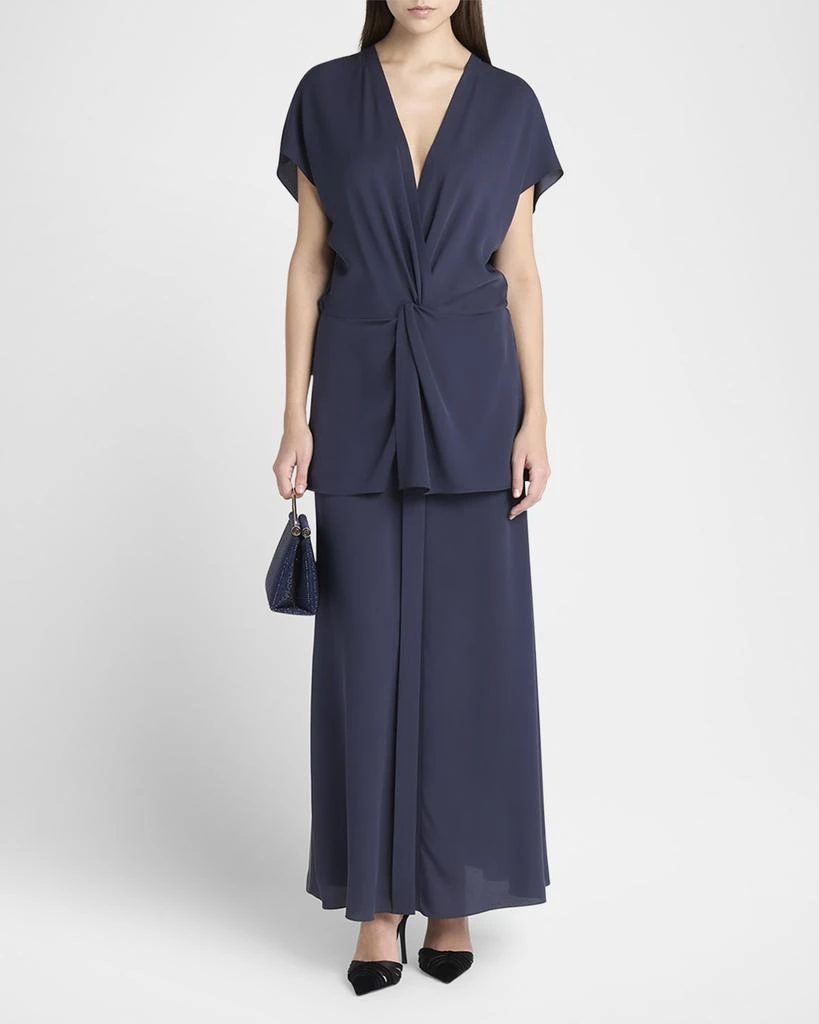 Giorgio Armani Tiered Soft Silk Gown - Dresses & Skirts - Free Shipping -  BeyondStyle