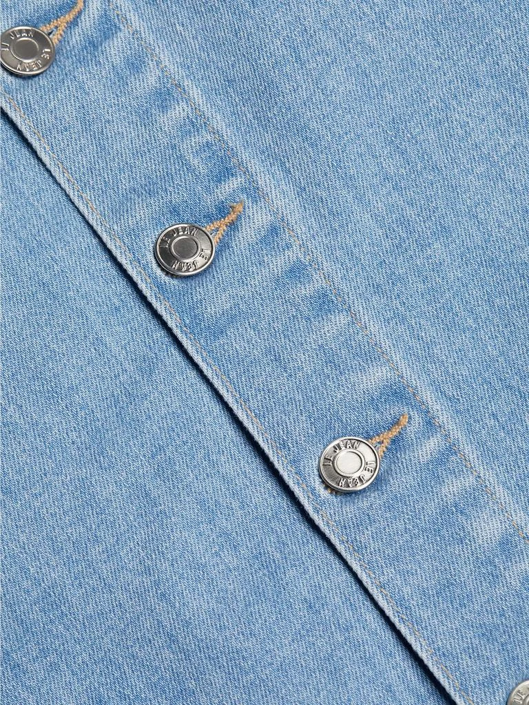 Le Jean Sierra Stretch Denim Miniskirt 7