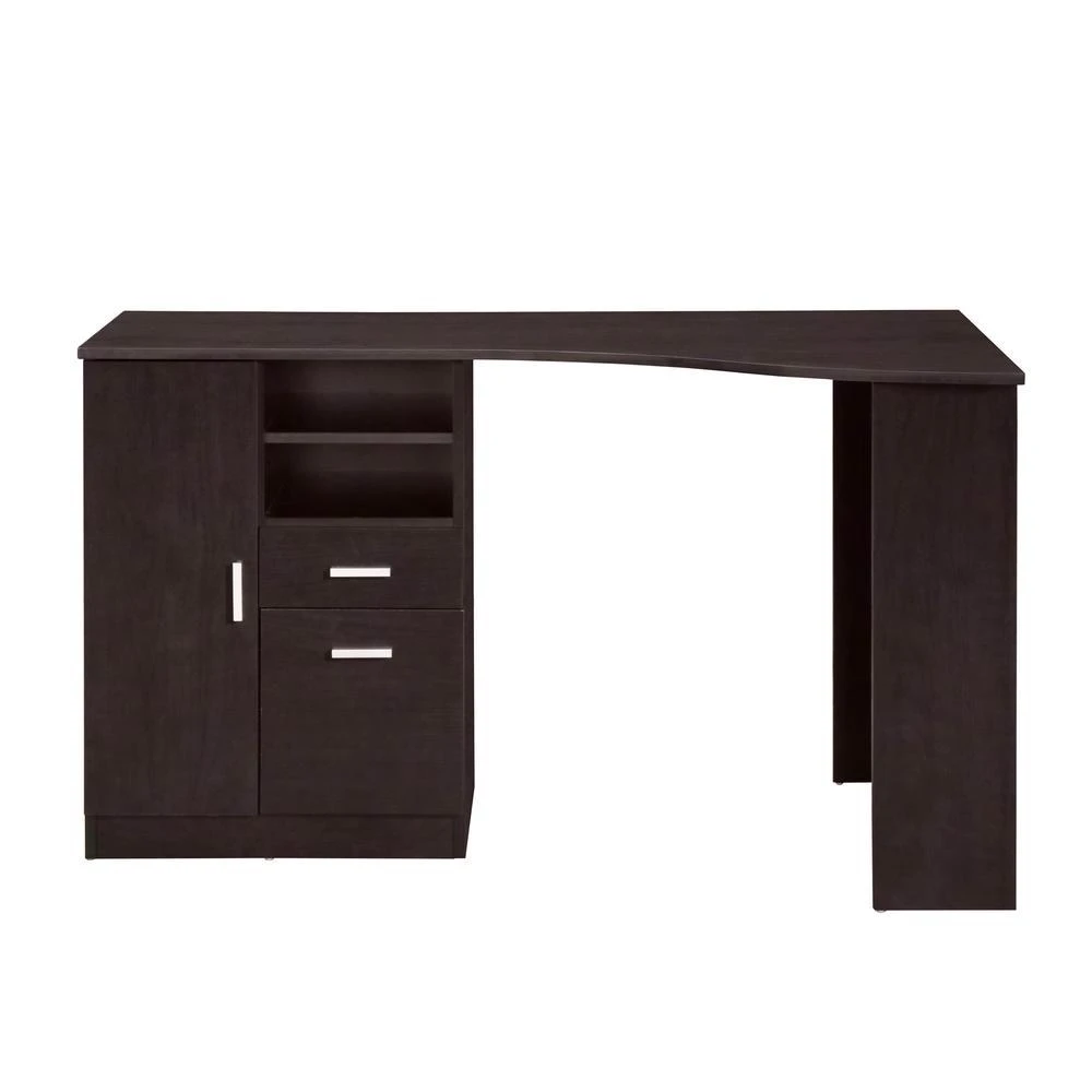 Techni Mobili Classic Office Desk with Storage, Espresso 2