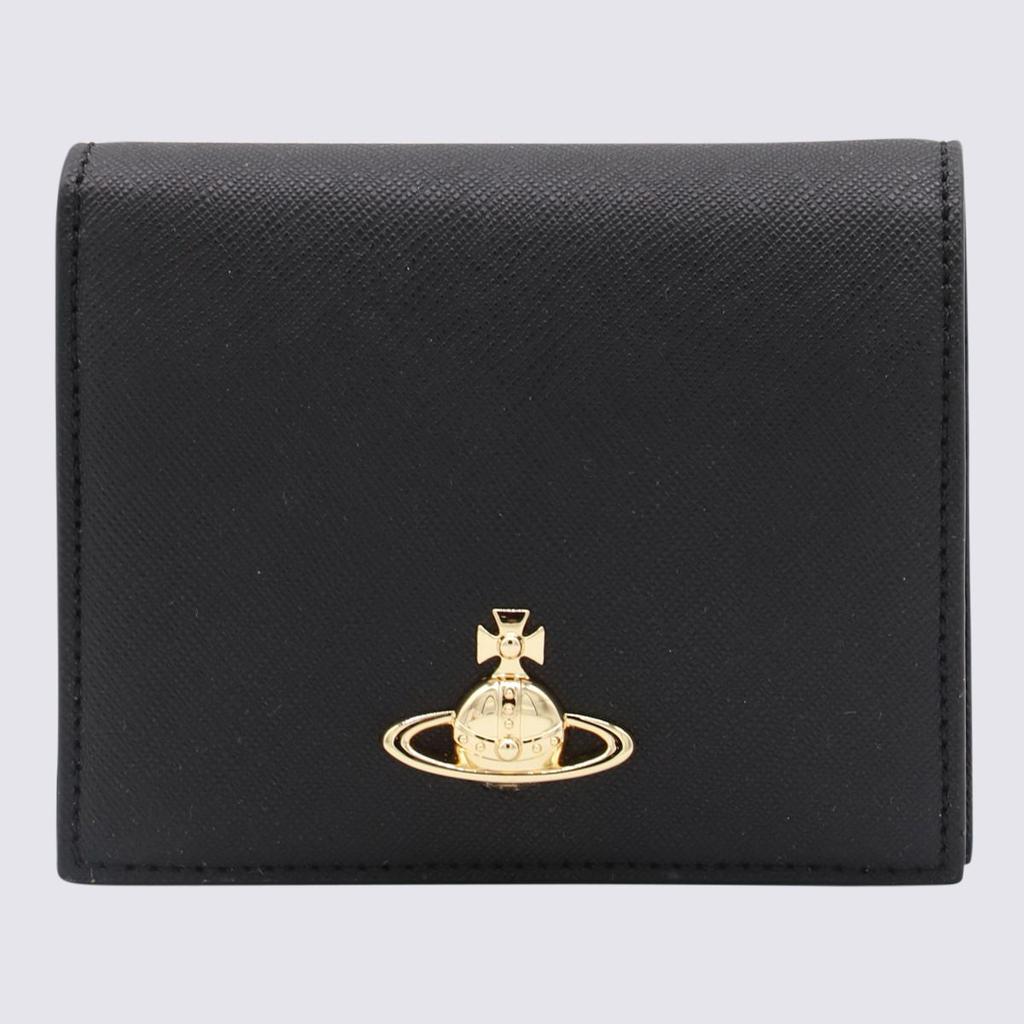 【Vivienne Westwood】 3D Orb Wallet Black Vivienne Westwood Vivienne Westwood Black 3D Orb Wallet
